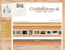 Tablet Screenshot of forum.cichlid.sk