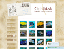 Tablet Screenshot of cichlid.sk